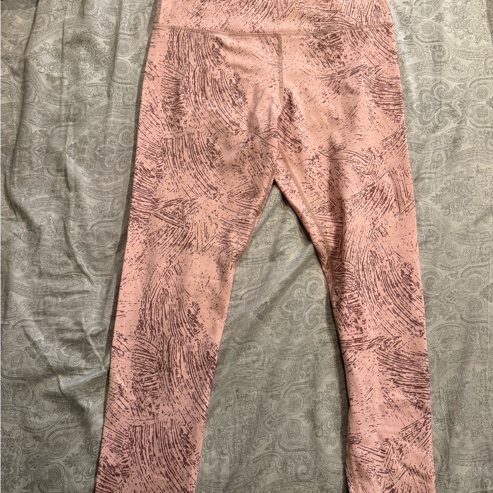 Zyia Pink Patterned Leggings